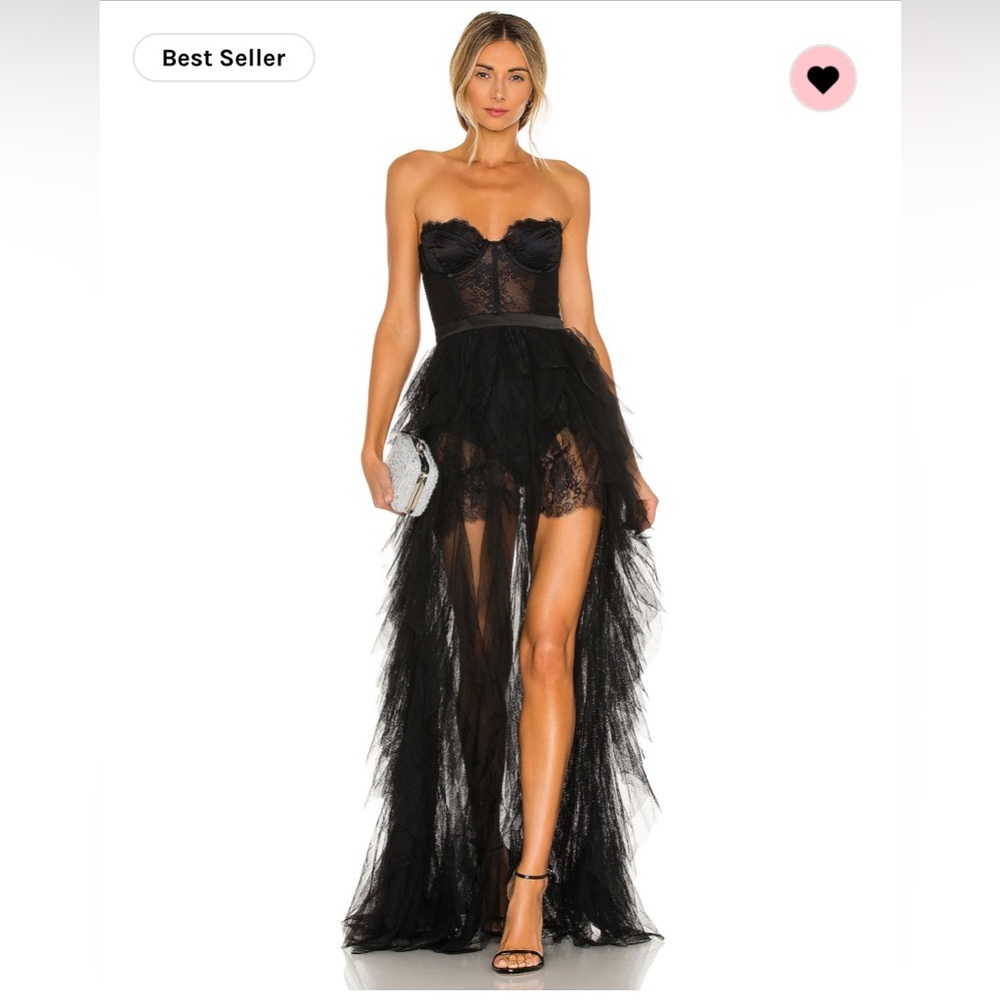 For Love & Lemons X Revolve bustier gown